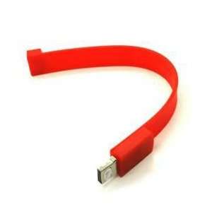    8GB Flexible Wrist Band USB 2.0 Flash Drive (Red) Electronics