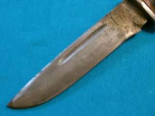 BIG ANTIQUE WW2 CATTARAUGUS QUARTERMASTER TRENCH SURVIVAL BOWIE KNIFE 