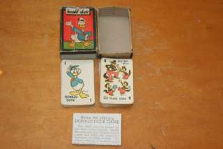 1946 DONALD DUCK CARD GAME RUSSELL MFG. CO.  