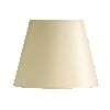 NEW 18.5 in. Wide Bell Shaped Lamp Shade, White, Linen Fabric, Laura 