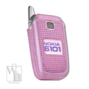  Lux Nokia 6101 Crystal Sparkle Cell Phone Case   Lt Purple 