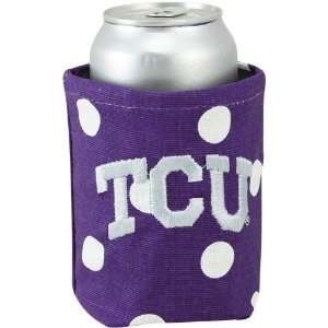 NCAA Texas Christian Horned Frogs (TCU) Purple Polka Dot 