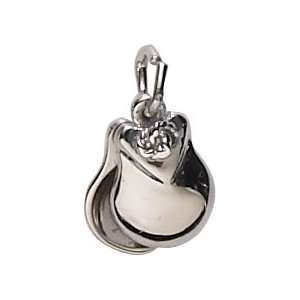  Rembrandt Charms Castanets Charm, Sterling Silver Jewelry