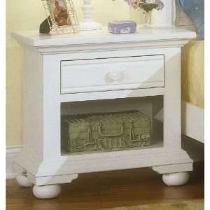  Small Nightstand by American Woodcrafters   White (6510 