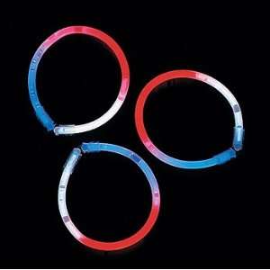  Patriotic Glow Tri Color Bracelets   Glow Products & Glow 