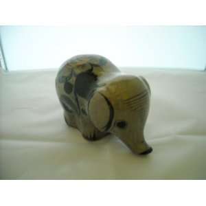  Mexican Elephant Pottery Statue New 