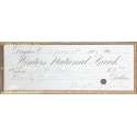 ORVILLE WRIGHT   CHECK SIGNED   