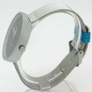   Iron Net Mesh Band Quartz Wrist Watch Mens Unisex Unisex Q1001  