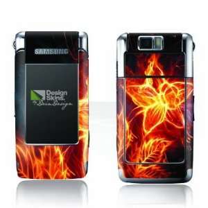  Design Skins for Samsung G400   Electro Flower Design 