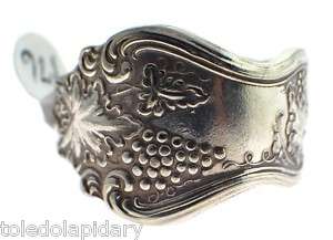 Vintage Silver spoon ring Hall marked piece  
