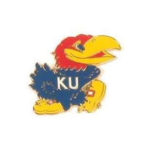 University of Kansas College Logo Pin 