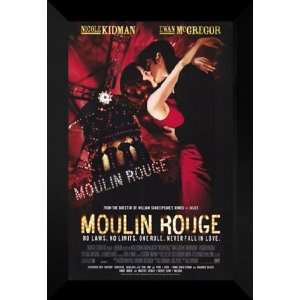  Moulin Rouge 27x40 FRAMED Movie Poster   Style A   2001 