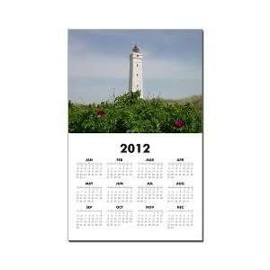 Lighthouse 2012 One Page Wall Calendar
