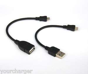   USB Cable + USB Host OTG Cable for Motorola XOOM WiFi 3G MZ601  