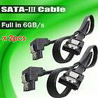 2pcs high speed SATA 3.0 III SATA3 SATA III 6GB/s cable