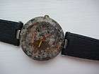   New Dark Speckled Marble R150 Tissot Rockwatch Rock Watch w/box