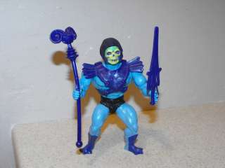   1982 He Man MOTU Half Boot Skeletor Figure Near Complete  
