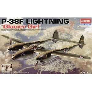  P 38f Lighting Glacier Girl Wwii Us Army Fighter 1 48 
