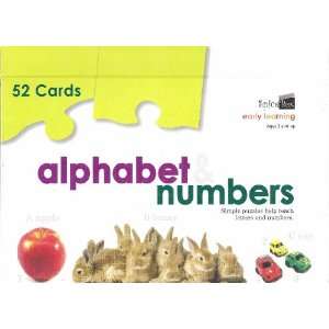 Early Learning Alphabet and Numbers Simple Puzzles Help Teach Letters 