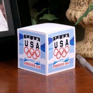  2010 Winter Olympics Team USA Snowscape 3 Paper Cube 