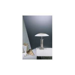 Holtkotter 6244PNSNCHA 2 Light Table Lamp in Polished Nickel Satin 