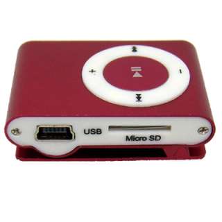 New Clip Mini Red  Player support TF / SD Card  