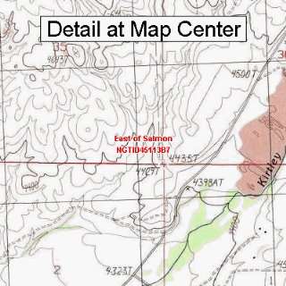   Map   East of Salmon, Idaho (Folded/Waterproof)