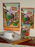 VeggieTales Moe Big Exit DVD Hat Mask Posters Stickers  