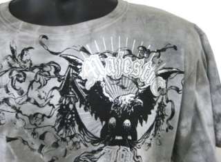 FOR MENS AMERICAN EAGLE DESIGN MMA PRINTED HOT NEW GREY TIE DYE T 