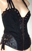 Lip service This Corrosion BUST THEM OUT CORSET black S  