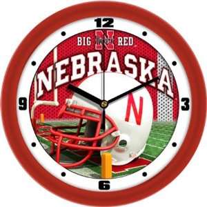   Cornhuskers NCAA Football Helmet Wall Clock