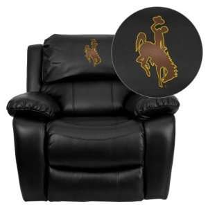  Flash Furniture Wyoming Cowboys and Cowgirls Embroidered Black 