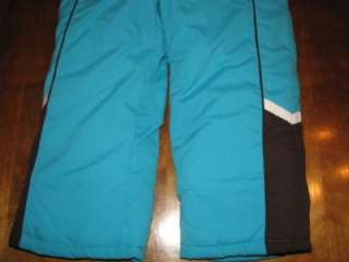   Chill Snowsuit Set Coat/Bib Snow Pants Girls size 5/6 Medium Turquoise