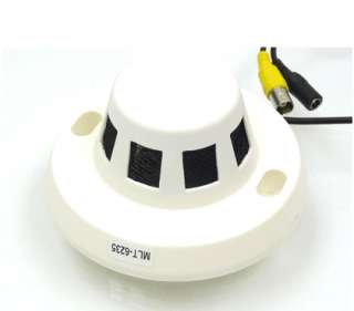 Smoke Detector SPY CCTV 1/3Color CCD Camera 420Tv Line  