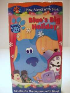 Blues Clues Blues Big Holiday VHS Tape  