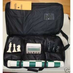  Chess Pieces Board Bag DGT XL Clock Scorebook Set