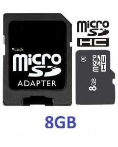 8GB MicroSDHC MicroSD TF Flash Memory Card New 8 GB G  