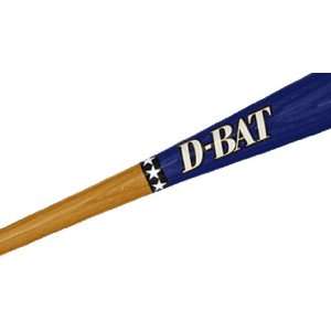  D Bat Pro Cut 243 Two Tone Baseball Bats NATURAL/ROYAL BLUE 32 