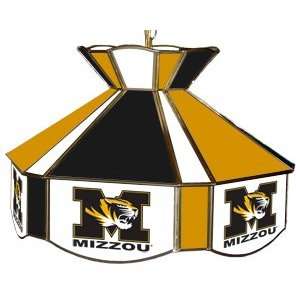  Missouri Tigers   College Stained Glass Swag Light, 16W x 