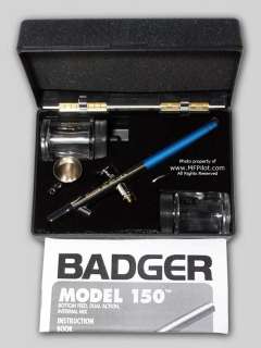 MODEL 150 DUAL ACTION AIRBRUSH   Badger Outfit 150 1  