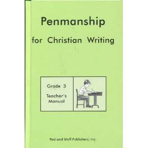  Penmanship for Christian Writing, Grade 3 (9780739905661 