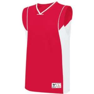   Performance Custom Basketball Jersey SCARLET/WHITE YM Sports