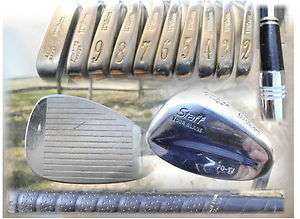   Blade FG 17 Golf Irons 2 P AND Wilson JPII Sand Wedge. STIFF  