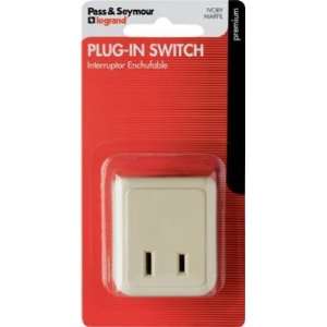  Pass & Seymour #4404IBPCC8 Ivory Plug In Cord Switch