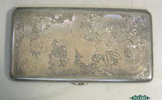 Fine Chinese Export 950 Sterling Silver Cigarette Case China Ca 1900 