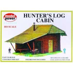    Model Power 434 HO Scale Hunters Log Cabin Kit Toys & Games