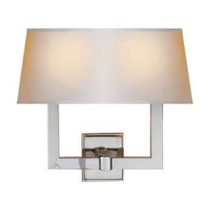   Two light Square Tube Wall Mount By Visual Comfort