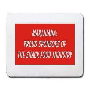    PROUD SPONSORS OF THE SNACK FOOD INDUSTRY Mousepad