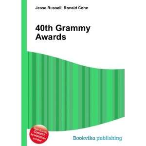  40th Grammy Awards Ronald Cohn Jesse Russell Books