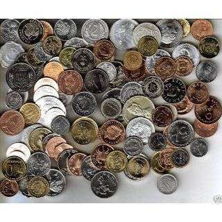 Foreign Coins and 25 Different Uncirculated World Banknotes.World 